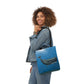 Blue Whale Polyester Canvas Tote Bag