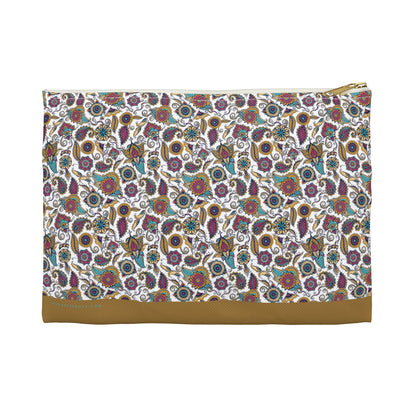 Peacock Paisley Accessory Pouch
