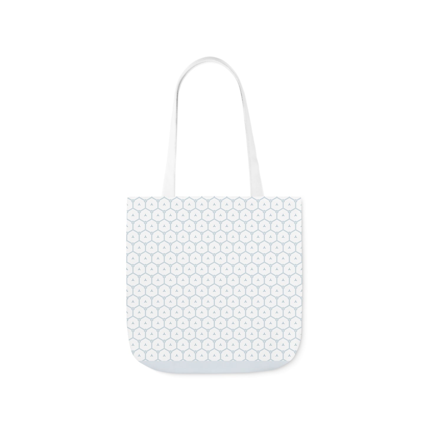 Sweet Grid Polyester Canvas Tote Bag
