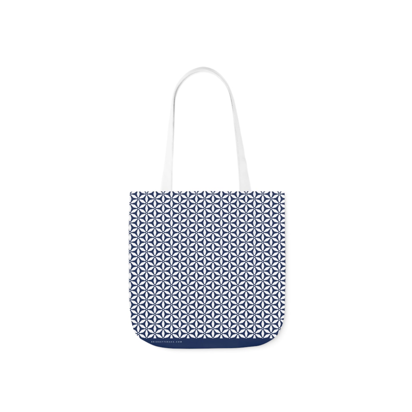 Happy Daisy Polyester Canvas Tote Bag