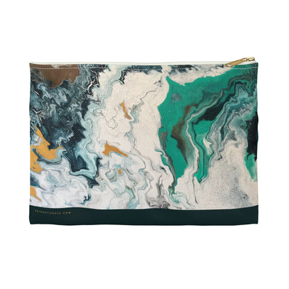 Churning Abstract Accessory Pouch