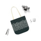 Floral Lace Polyester Canvas Tote Bag