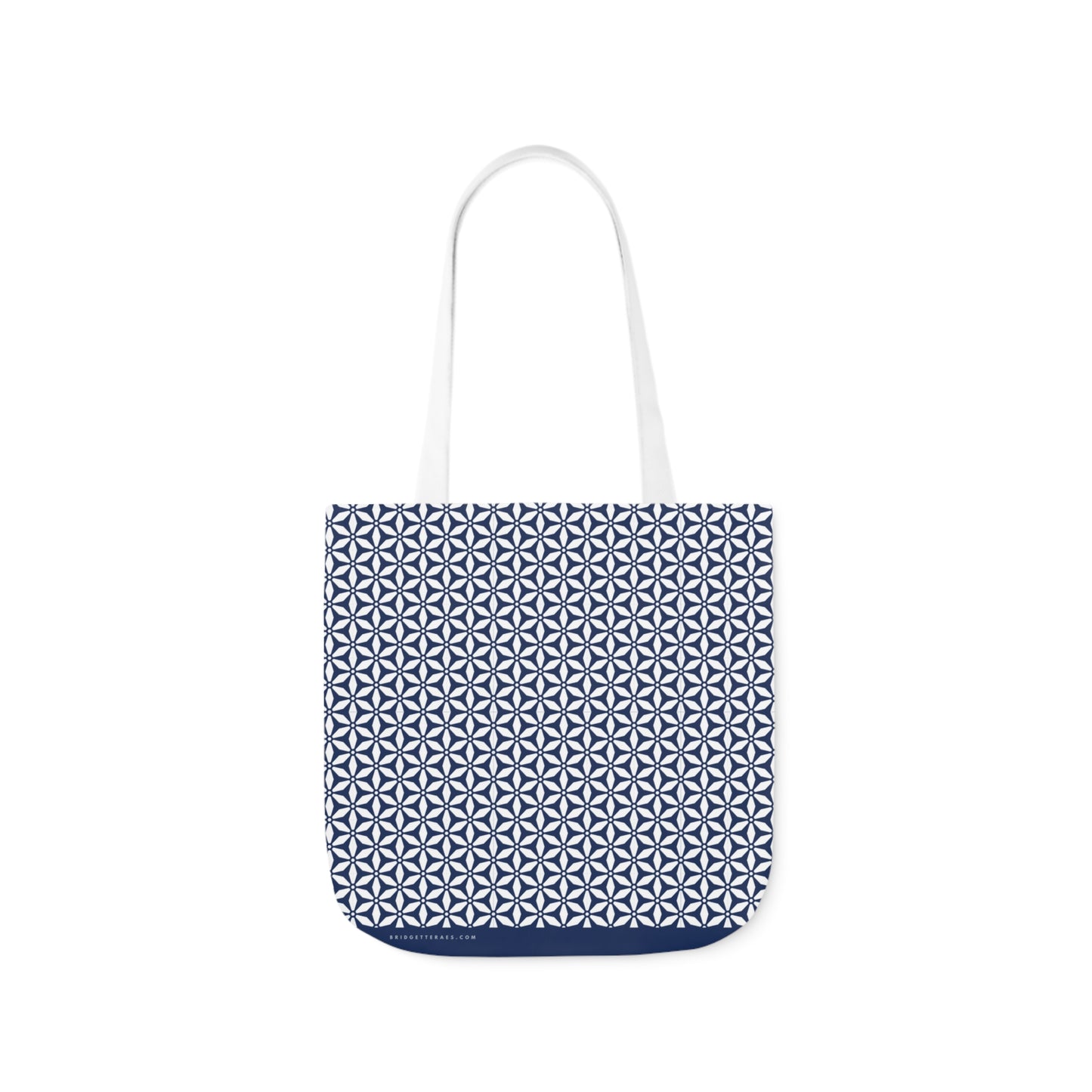 Happy Daisy Polyester Canvas Tote Bag