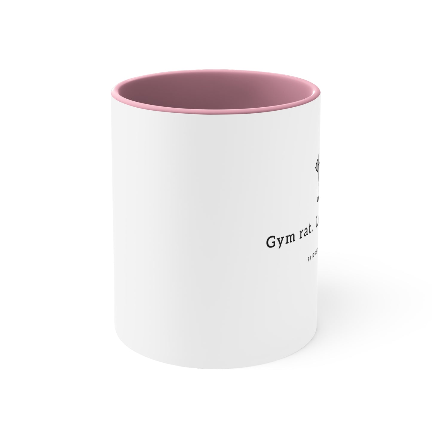 Gym Rat.  Loves Fashion 11oz Accent Coffee Mug