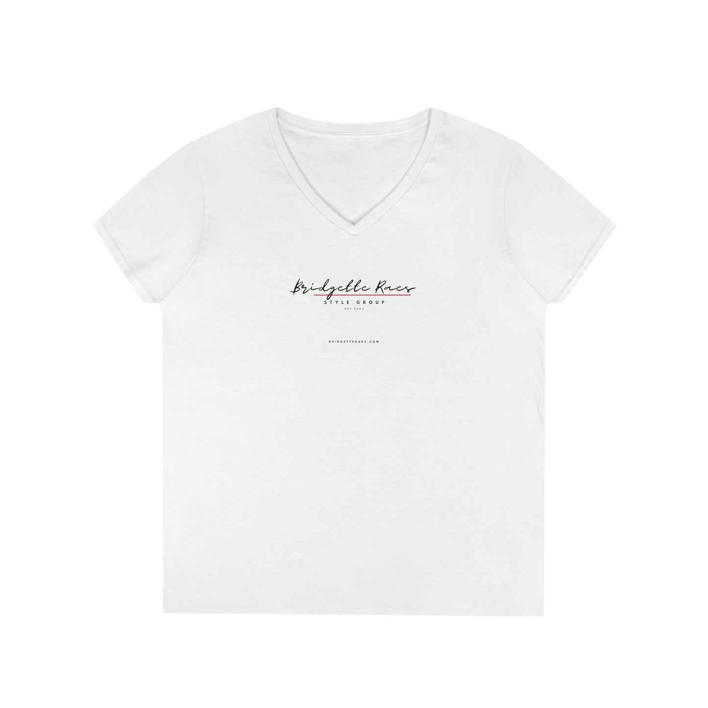Bridgette Raes Style Group 100% Cotton V-Neck T-Shirt