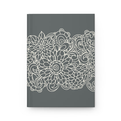 Floral Lace, Hardcover Matte Journal