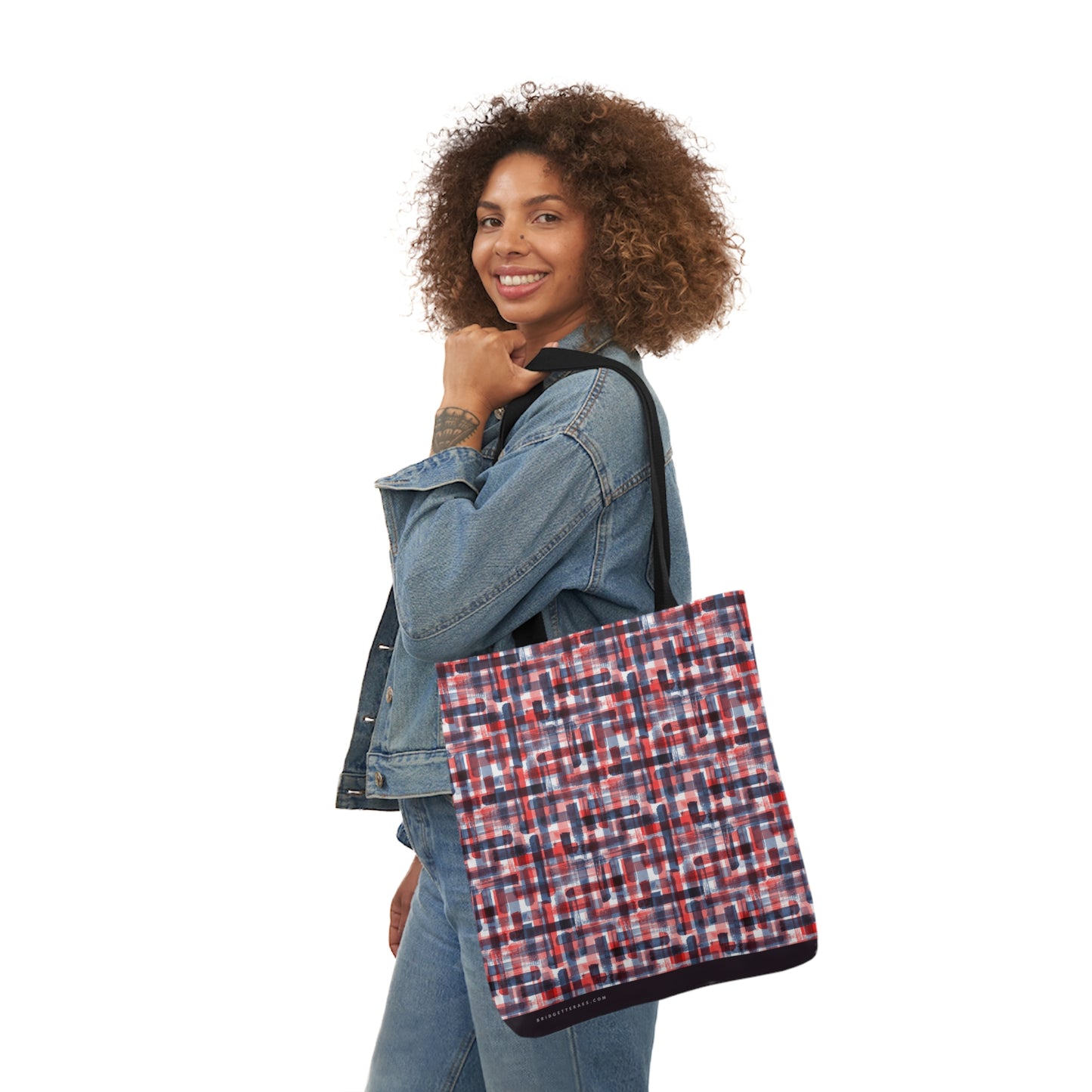 Marker Tweed Polyester Canvas Tote Bag