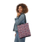 Marker Tweed Polyester Canvas Tote Bag