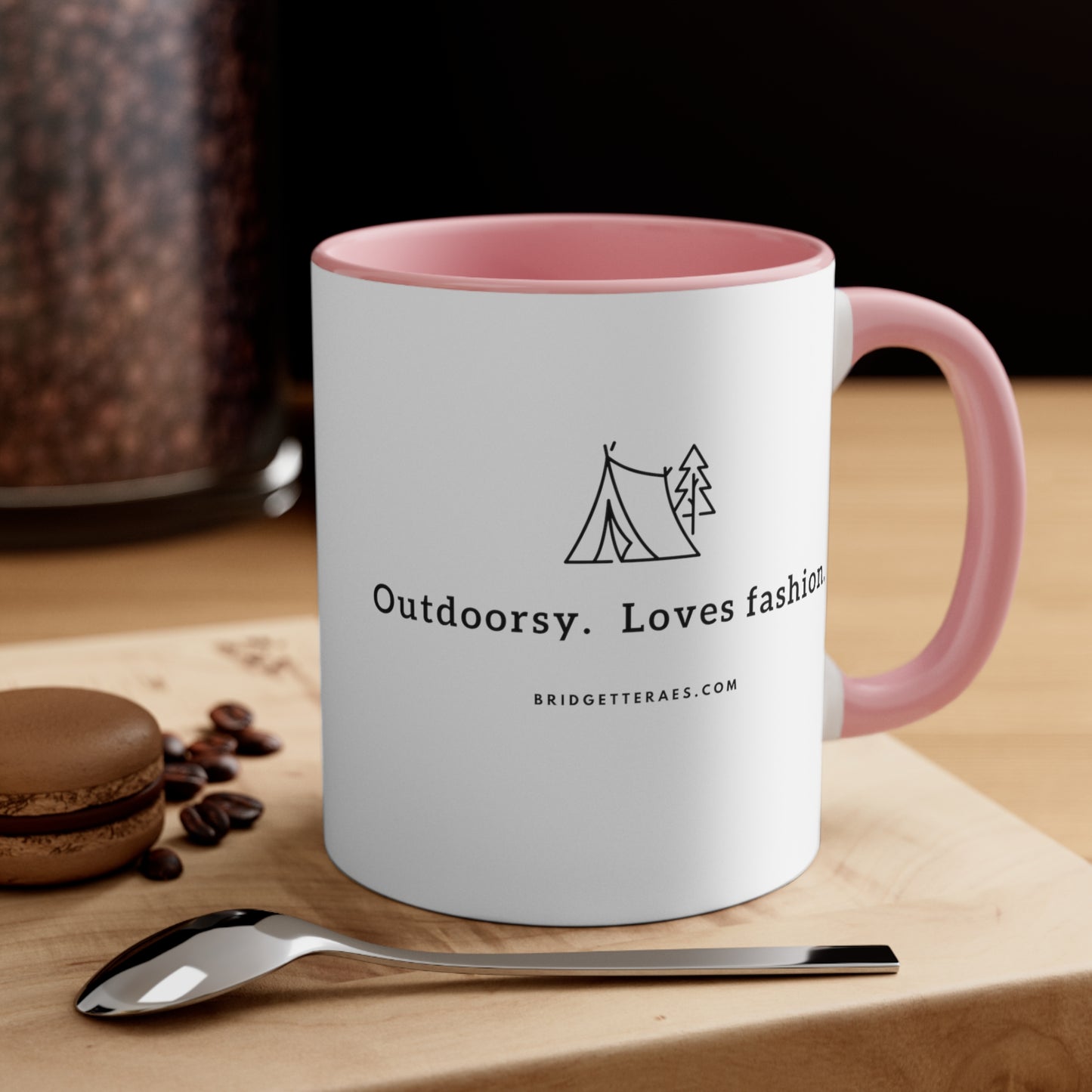 Outdoorsy.  Loves Fashion 11oz Accent Coffee Mug
