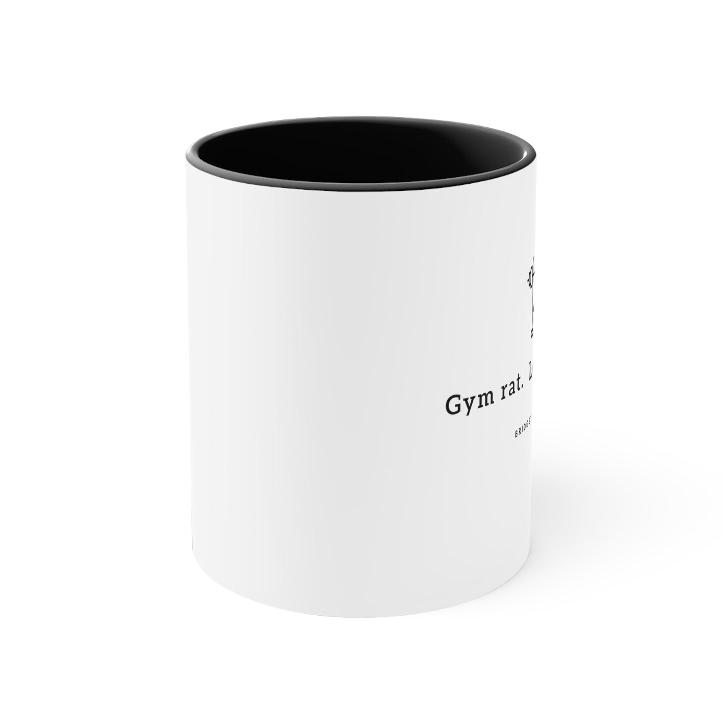 Gym Rat.  Loves Fashion 11oz Accent Coffee Mug