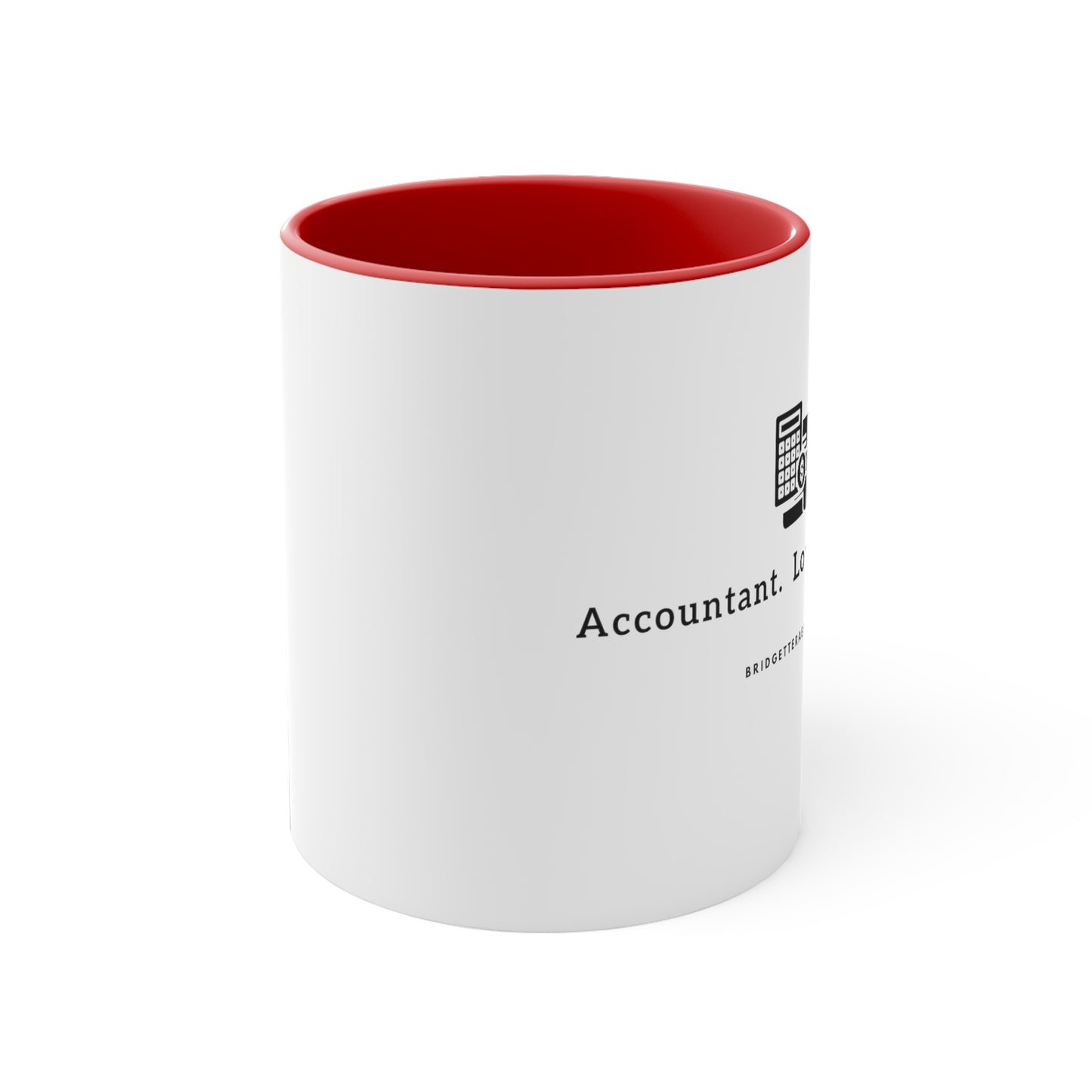 Accountant.  Loves Fashion 11oz Accent Coffee Mug