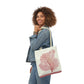 Blush Acropora Polyester Canvas Tote Bag